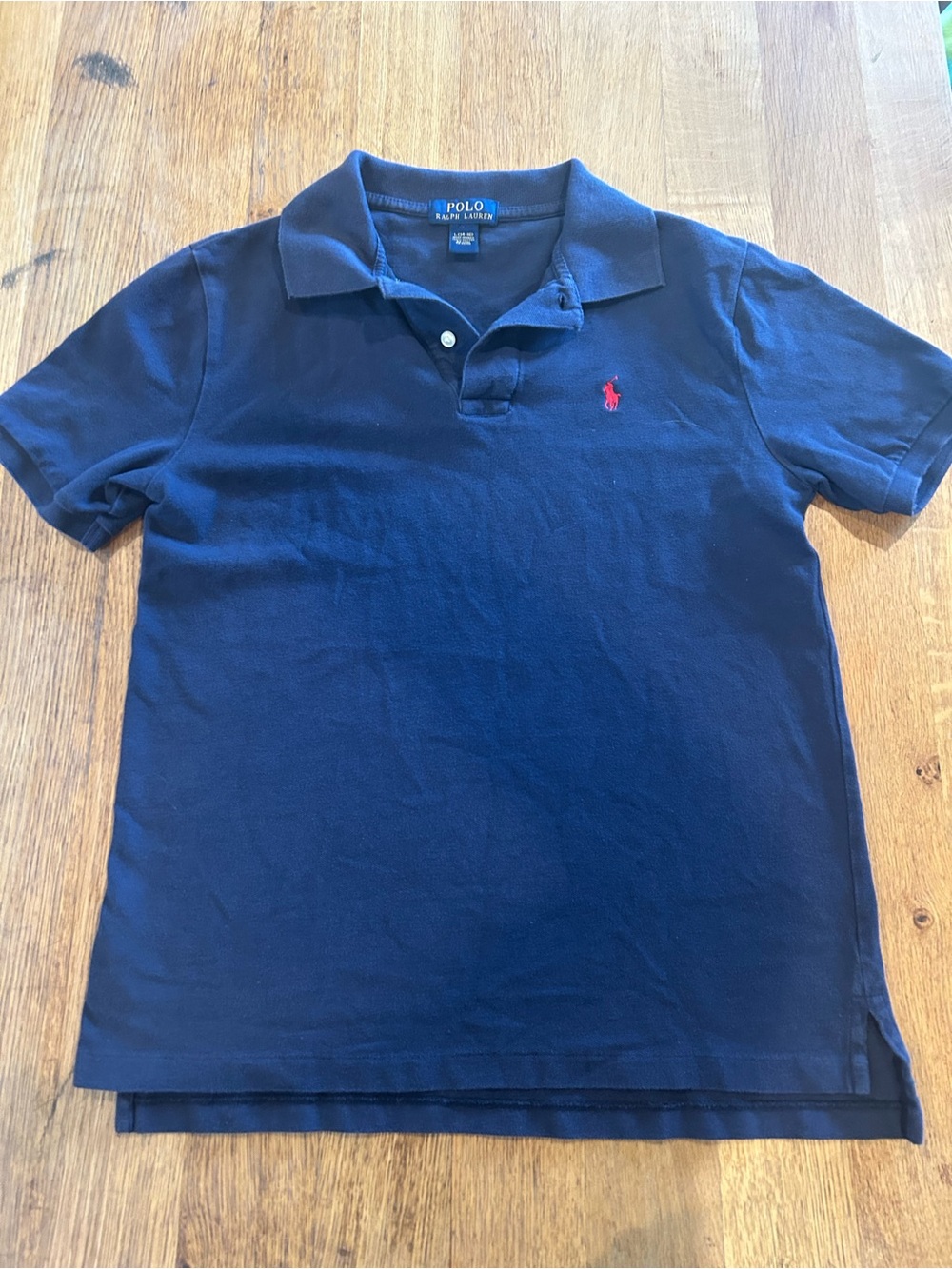 Ralph Lauren Polo Shirt - Navy with Red Pony